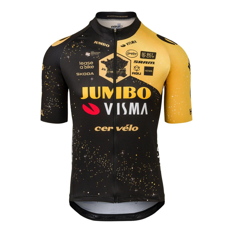 Load image into Gallery viewer, Men&#39;s Cervelo Jumbo Visma TDF Special Edition Cycling Jersey 2023 - The Vélodrome - MADOVERBIKING
