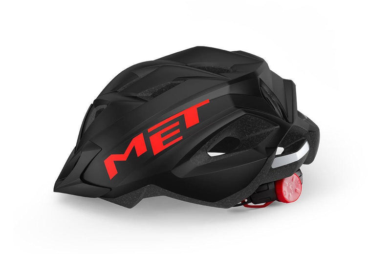 Load image into Gallery viewer, Met Crackerjack Kids Cycling Helmet (Black/Red/Matt)
