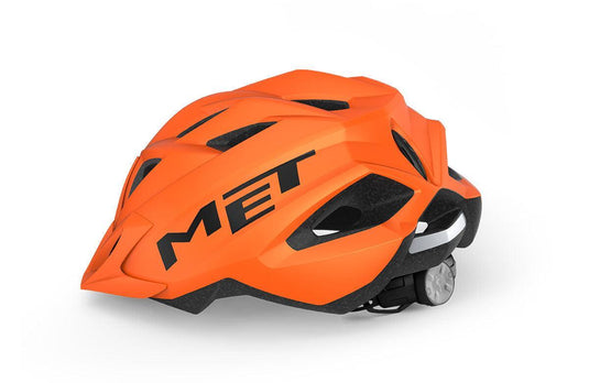 Met Crackerjack Kids Cycling Helmet (Orange/Matt) - MADOVERBIKING