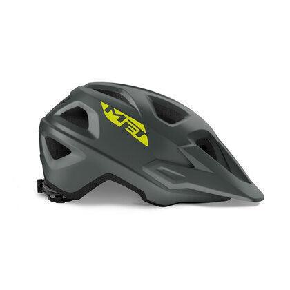 Met Echo Ce Mtb Cycling Helmet (Gray,Petrol Blue/Matt) - MADOVERBIKING