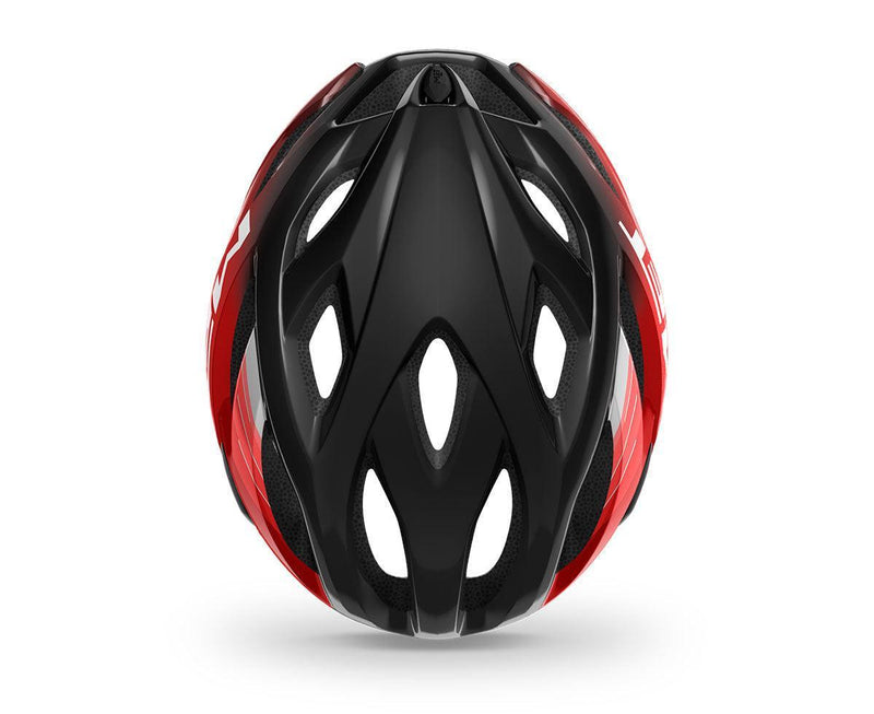 Load image into Gallery viewer, Met Idolo Road Cycling Helmet (Black/Red Metallic/Glossy) - MADOVERBIKING
