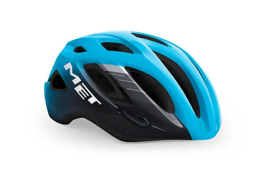 Met Idolo Road Cycling Helmet (Cyan Black/Glossy) - MADOVERBIKING