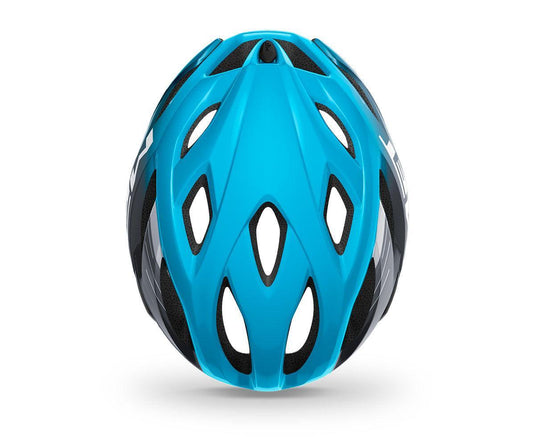 Met Idolo Road Cycling Helmet (Cyan Black/Glossy) - MADOVERBIKING
