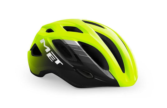 Met Idolo Road Cycling Helmet (Fluo Yellow/Black/Glossy) - MADOVERBIKING