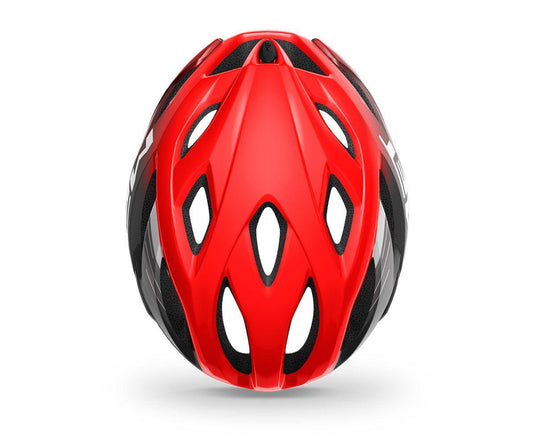 Met Idolo Road Cycling Helmet (Red/Black/Glossy) - MADOVERBIKING