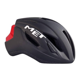 MET Road Cycling Helmet - Strale CE - (Black Fluo Yellow Reflective | Glossy)