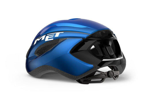 MET Road Cycling Helmet - Strale CE - (Blue Metallic | Glossy)