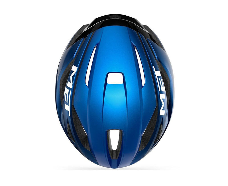 Load image into Gallery viewer, MET Road Cycling Helmet - Strale CE - (Blue Metallic | Glossy)
