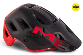 Met Roam Mips Ce Mtb Cycling Helmet (Black Red/Matt Gloss) - MADOVERBIKING
