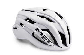 Met Trenta Ce Road Cycling Helmet (White Matt/Glossy) - MADOVERBIKING