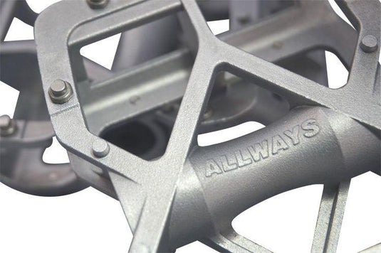 MKS Allways Bicycle Pedals (Silver) - MADOVERBIKING