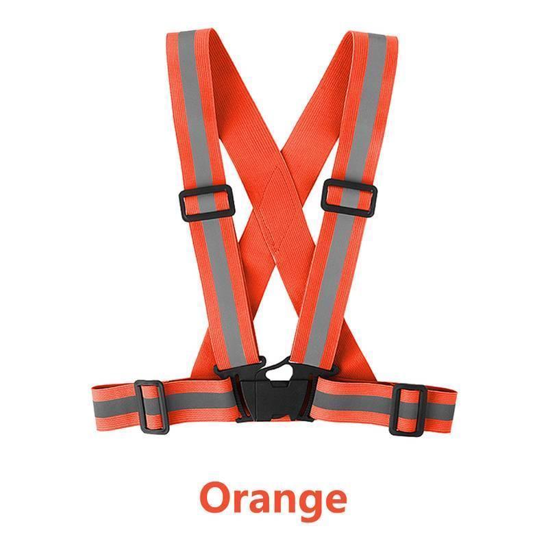 Load image into Gallery viewer, Mob Elastic Safety Reflective Belt For Cycling, Running &amp; Walking (ORANGE) - MADOVERBIKING
