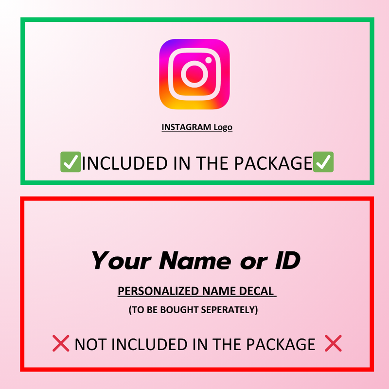 Load image into Gallery viewer, Instagram Logo Decal Sticker (1 pcs) - (0.5 in x 0.5 in) - MADOVERBIKING -  MADOVERBIKING
