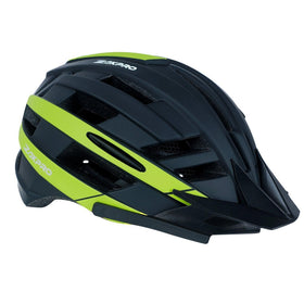 MTB Inmold Cycling Helmet with Rear LED Flicker Lights - Uphill Series (Black)