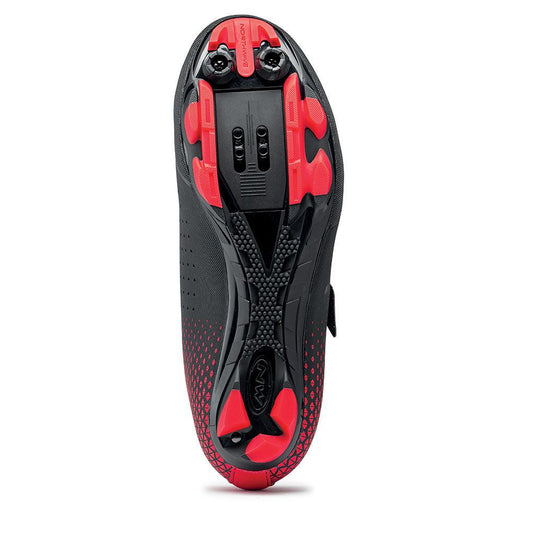 Northwave MTB Cycling Shoes - Origin 2 (Black/Red) - MADOVERBIKING