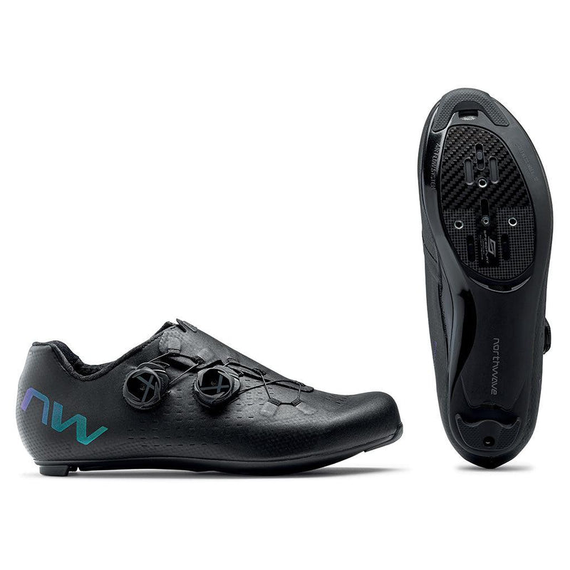 Load image into Gallery viewer, Northwave Road Cycling Shoes - Extreme GT 3 (Black Ridescent) - MADOVERBIKING
