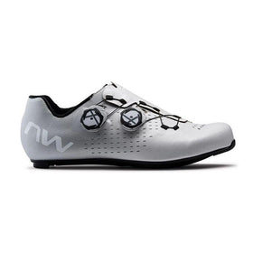 Northwave Road Cycling Shoes - Extreme GT 3 (White/Silver Reflective) - MADOVERBIKING