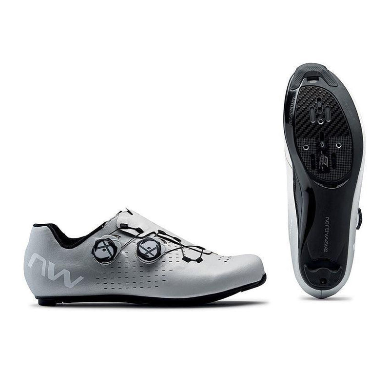 Load image into Gallery viewer, Northwave Road Cycling Shoes - Extreme GT 3 (White/Silver Reflective) - MADOVERBIKING
