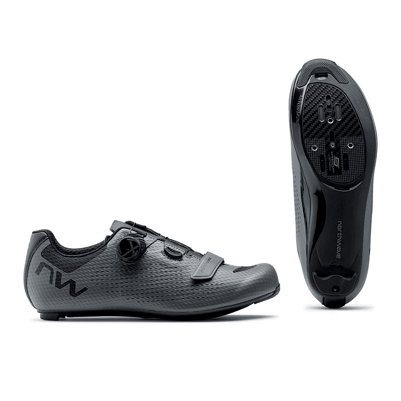 Load image into Gallery viewer, Northwave Road Cycling Shoes - Storm Carbon 2 (Anthra Black) - MADOVERBIKING
