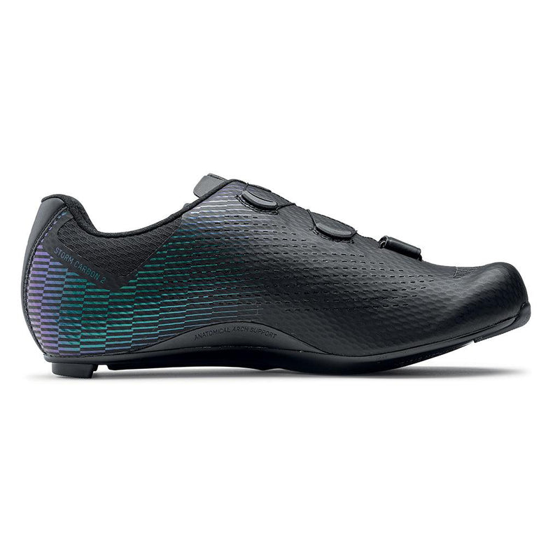 Load image into Gallery viewer, Northwave Road Cycling Shoes - Storm Carbon 2 (Black/Ridescent) - MADOVERBIKING
