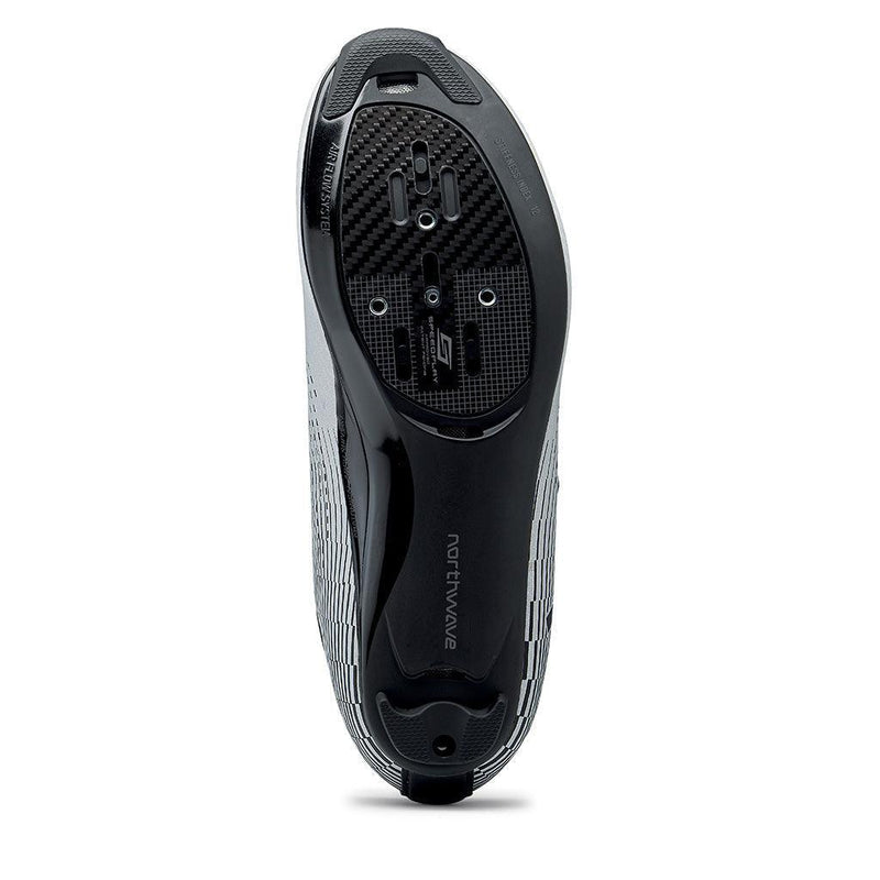 Load image into Gallery viewer, Northwave Road Cycling Shoes - Storm Carbon 2 (Silver Reflective) - MADOVERBIKING
