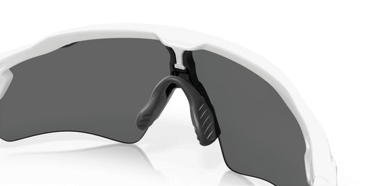 Oakley Radar EV Path Prizm Black Polarized Lenses Polished White Frame