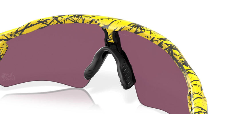 Load image into Gallery viewer, Oakley Radar EV Path Prizm Road Black Lenses TDF Splatter Frame
