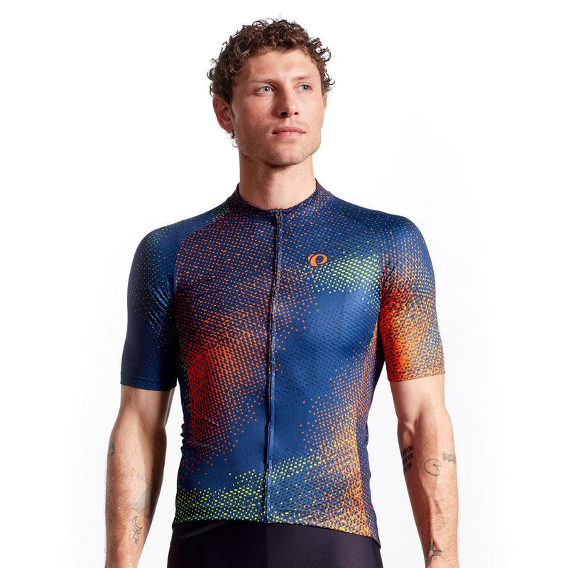 Load image into Gallery viewer, Pearl Izumi Attack Men&#39;s Jersey - Navy/Fuego Depth
