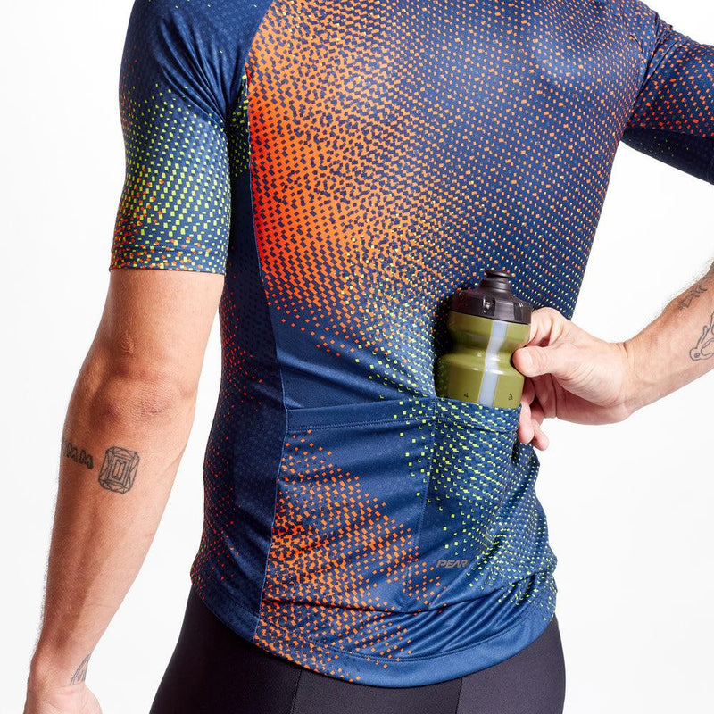 Load image into Gallery viewer, Pearl Izumi Attack Men&#39;s Jersey - Navy/Fuego Depth
