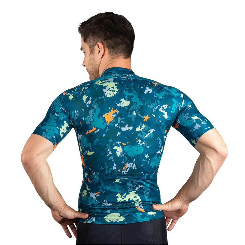 Load image into Gallery viewer, Pearl Izumi Attack Men&#39;s Jersey - Ocean Blue Jasper - MADOVERBIKING
