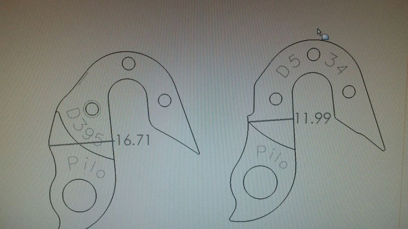 Load image into Gallery viewer, PILO DERAILLEUR HANGER FOR CIPOLLINI | GH-D395
