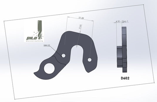 PILO DERAILLEUR HANGER FOR COLNAGO 2015 | GH-D602