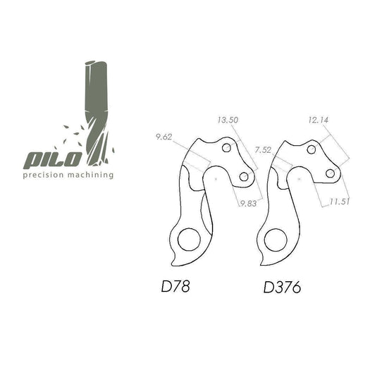 Pilo D78 Derailleur Hanger - MADOVERBIKING
