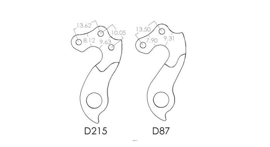 PILO DERAILLEUR HANGER FOR BH, CANYON, FUJI, GT, GIOS, KONA | GH-D87 - MADOVERBIKING