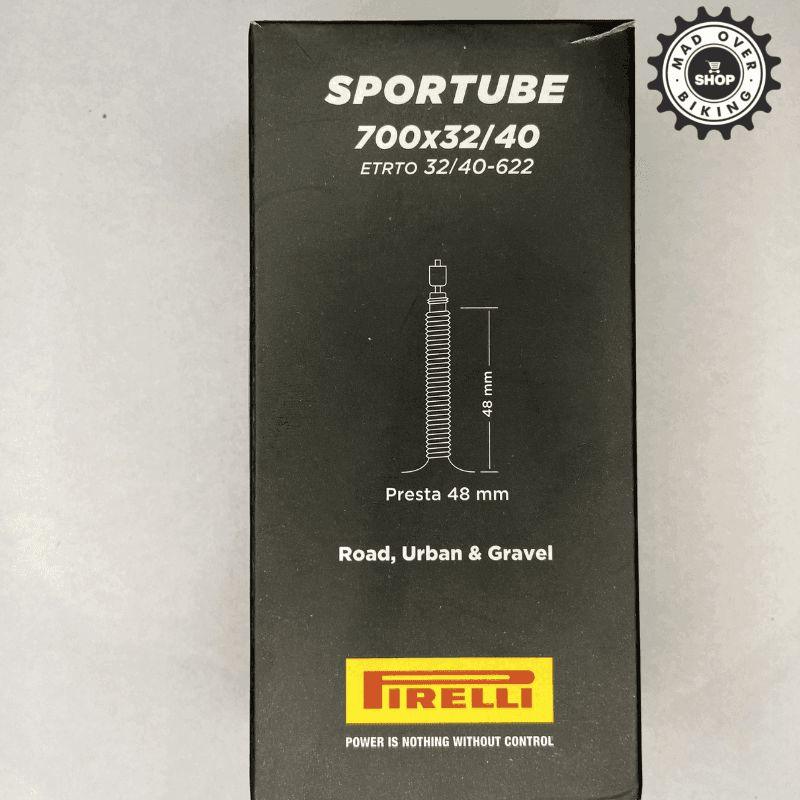 Load image into Gallery viewer, Pirelli Sportube 700 × 32/40 Inner Tube - Presta 48Mm - MADOVERBIKING
