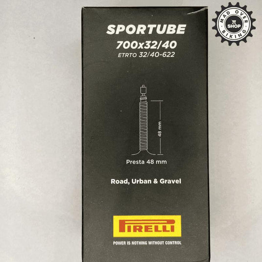 Pirelli Sportube 700 × 32/40 Inner Tube - Presta 48Mm - MADOVERBIKING
