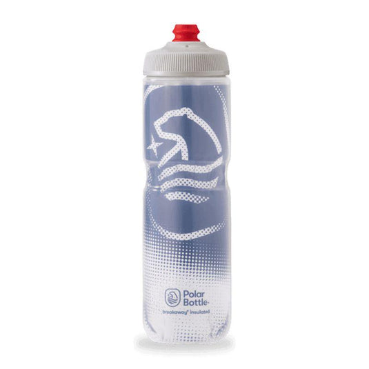 Polar Breakaway Insulated Big Bear Bottle - (710Ml) Navy Blue/White - MADOVERBIKING