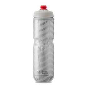 Polar Breakaway Insulated Ridge Bottle - White/Silver - MADOVERBIKING