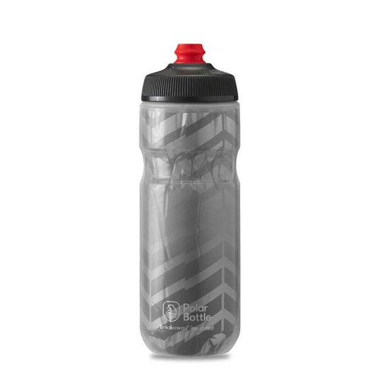 Polar Breakaway Insulated Water Bottle - Charcoal/Silver - MADOVERBIKING