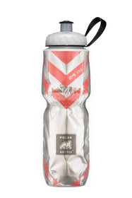 Polar Insulated Sports Bottle - Chevron Red