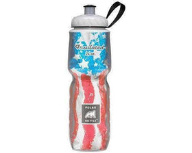 Polar Insulated Sports Bottle - Stars & Stripes - MADOVERBIKING