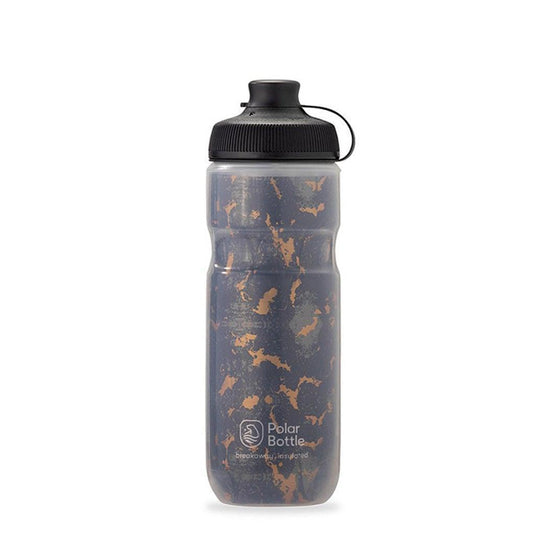 Polar Muck Insulated Shatter Bottle - Charcoal/Copper - MADOVERBIKING