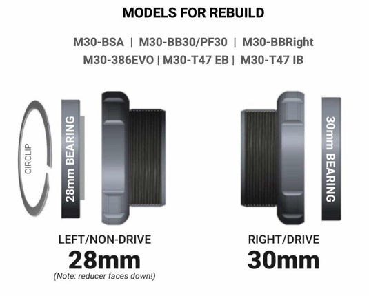 Praxis M30 Bearing Kit