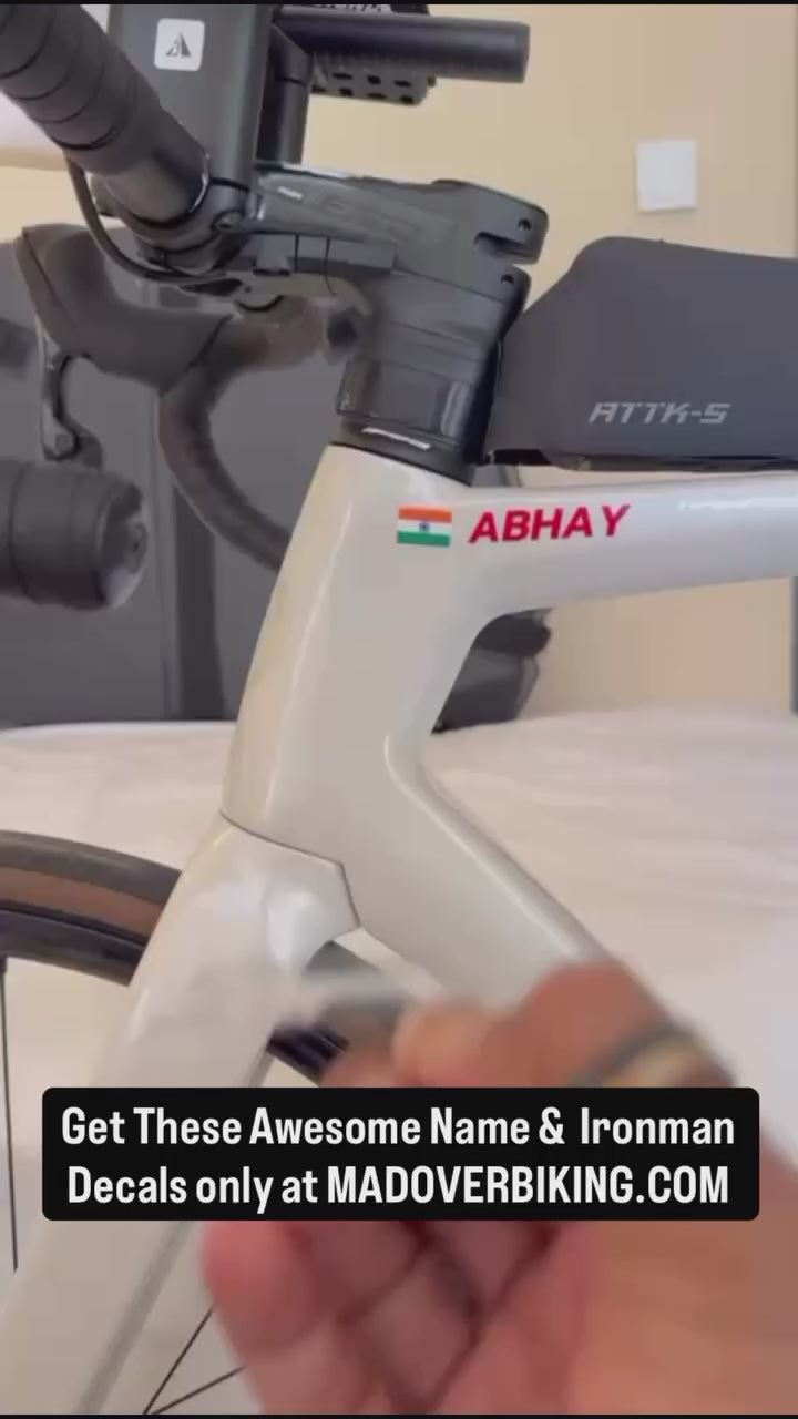 Load and play video in Gallery viewer, IRONMAN 70.3 Logo Sticker - UV DTF | Waterproof | Anti-Fade
