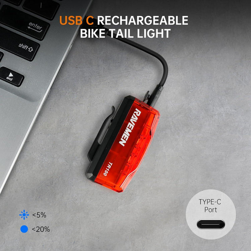 Load image into Gallery viewer, Ravemen Bicycle Rear Light - TR100 - MADOVERBIKING
