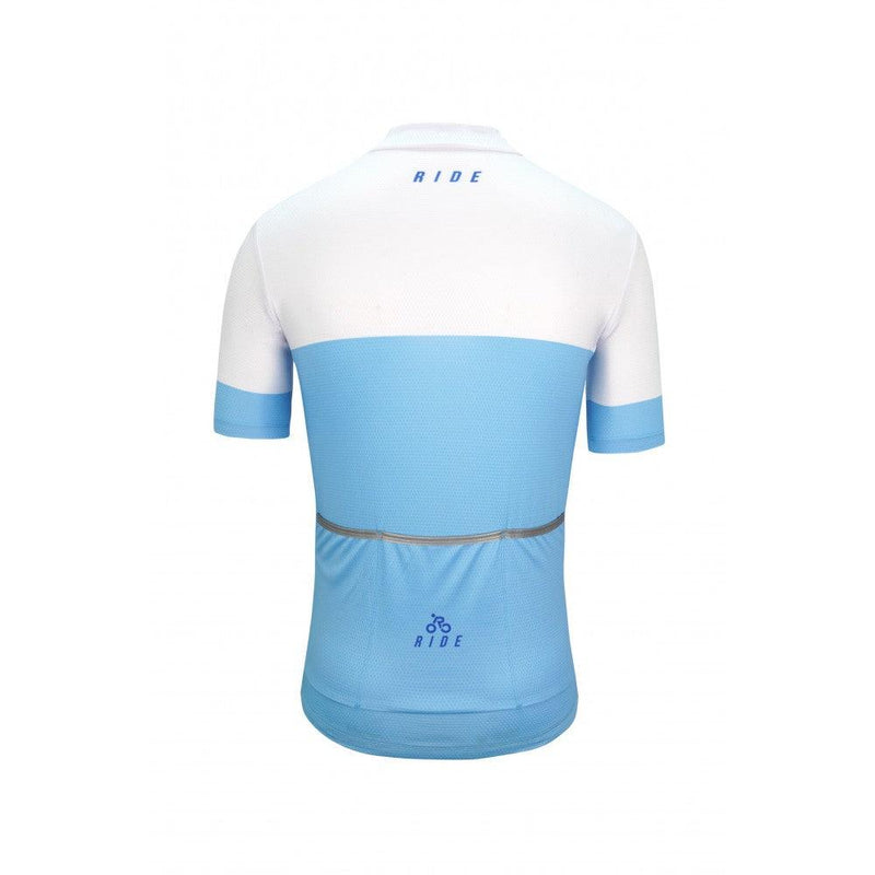 Load image into Gallery viewer, RIDE CYCLING PREMIUM JERSEY (WHITE BLUE)
