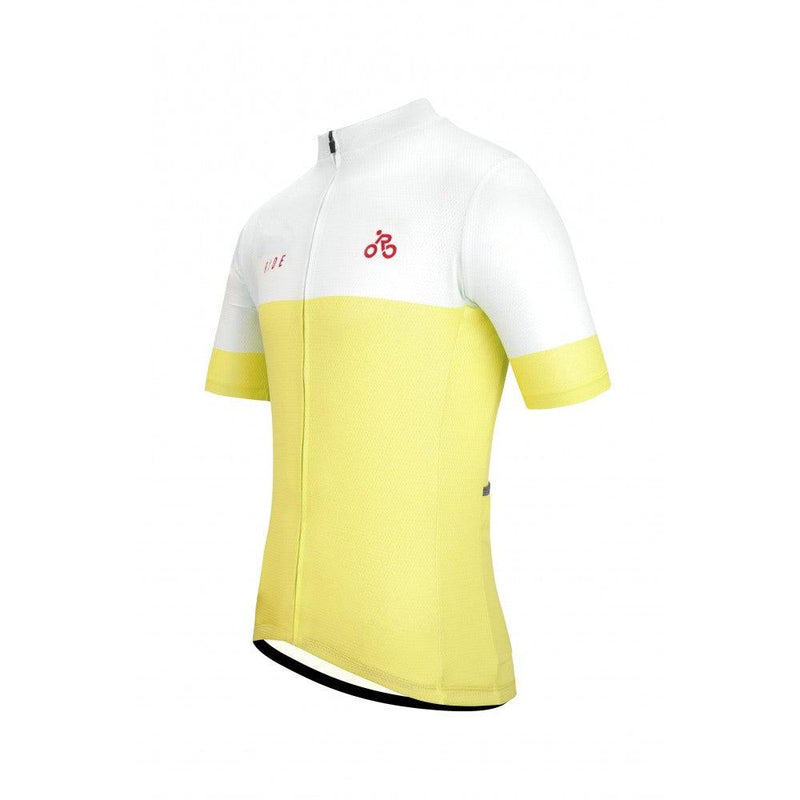 Load image into Gallery viewer, RIDE CYCLING PREMIUM JERSEY (WHITE YELLOW)
