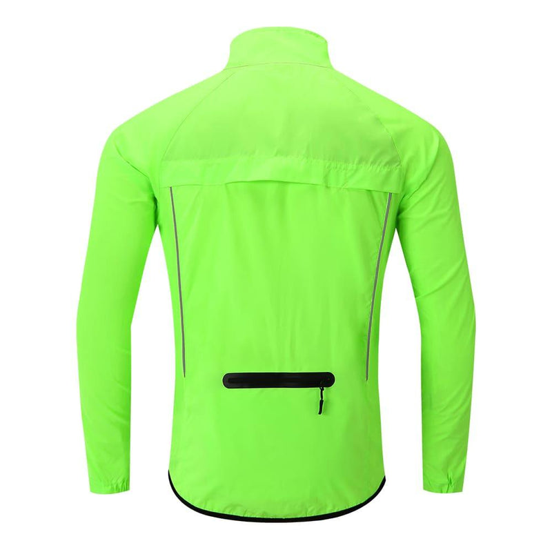 Load image into Gallery viewer, RIDE CYCLING PREMIUM QUALITY NEON GREEN CYCLING WINDBREAKER FOLDABLE (UNISEX) - MADOVERBIKING
