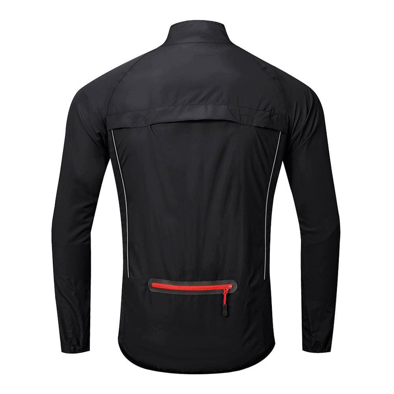 Load image into Gallery viewer, RIDE CYCLING PREMIUM QUALITY WINDBREAKER FOLDABLE- BLACK (UNISEX)
