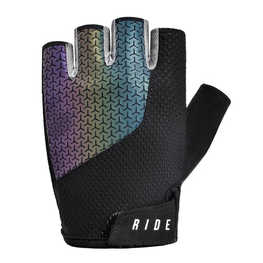 RIDE CYCLING PREMIUM UNISEX GLOVES-BLACK/GREY (HALF FINGERS)